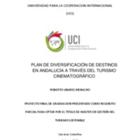 Plan de diversificación de destinos en Andalucía  a través del turismo cinematográfico